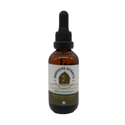 Extra Strength Broad Spectrum (THC-Free) Mint Oil