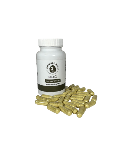 Relief X CBD/CBG Capsules | 750mg CBD & 750mg CBG per Bottle - Image 4