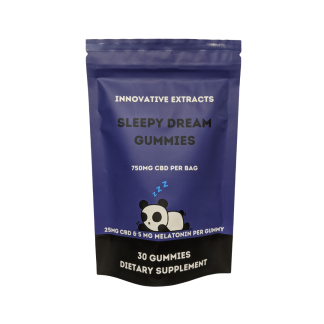 THC-Free CBD Sleep Gummies with Melatonin | 750mg CBD