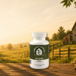 Innovative Extracts Relief X CBD and CBG capsules on a neutral surface.